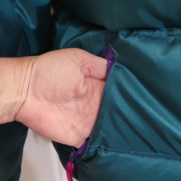 Woolrich Ski Sigmet Gear Purple/Green Reversible Jacket, Size Large - Picture 3 of 9